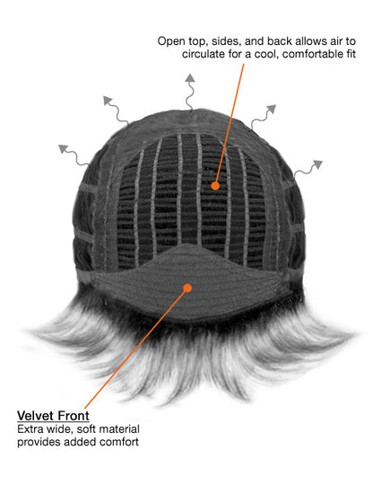 Kurze Gewellte Synthetik Perücke Capless Boycut Stil