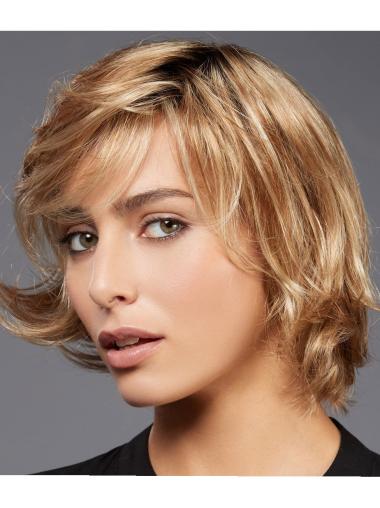 Lace Front Gewellte Bob Perücke 10 Zoll Synthetikhaar