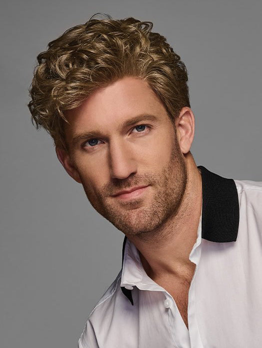 Synthetische Herrenperücke Kurz Lace Front Stil