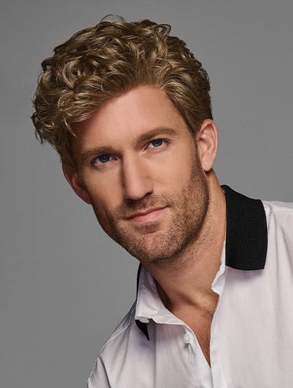 Synthetische Herrenperücke Kurz Lace Front Stil