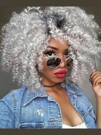 Kinky Afroamerikanische Perücken Natürlicher Look