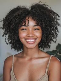 Kinky Lace Front Perücke im Afroamerikanischen Stil