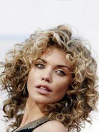 Lockige Lace Front Perücke aus Afrikanischem Echthaar