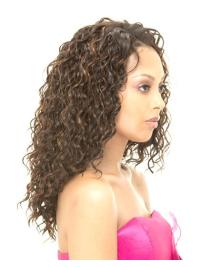 Lange Lockige Capless Perücke Ideal für Schwarze Damen