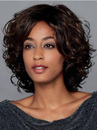 Lockige Ombre Farb Perücke Afroamerikanischer Stil