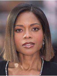 Gerade Bob Perücke Ombre Farb Design für Damen