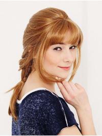 Echthaar Perücke 14" Moderner Look Natürliche