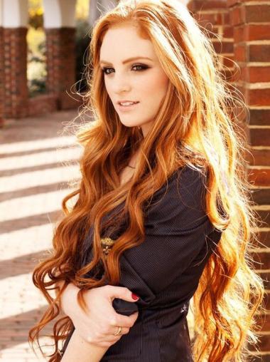 Kupfer Remy Echthaar Hochwertig für Frauen