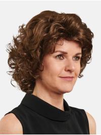 Locken Bob Perücke Kurz Realistische Echthaar