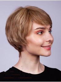 Damen Lace Perücke Kurz Echthaar Perücken Günstig