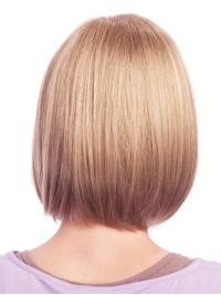 Damen Echthaarperücke Braun 11" Komfortabel