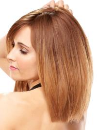 gestufte Damen Echthaarperücken zu günstigen