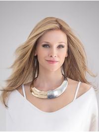 Echthaarperücke glatt ohne Pony hochwertig für Damen