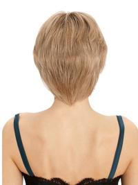 Blonde Glatte Bob Echthaarperücke Echthaar De