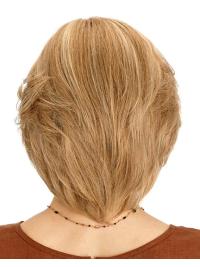 Stilvolle Echthaarperücke gestuft & mit Lace Front