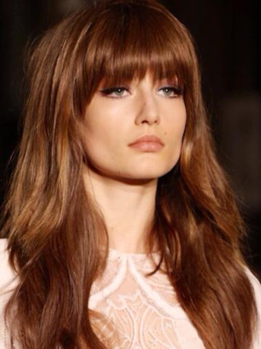 Lace Front Perücke aus kupferfarbenem Echthaar