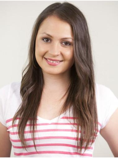 16 Zoll Echthaarperücke Lang & Natürlich Schön