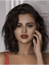 Kinnlange Echthaar Bob Perücke moderner für Damen